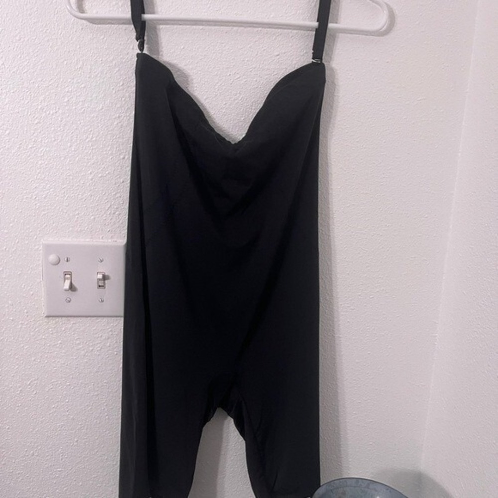 Spanx Black High Waist Mid Thigh Shapewear Soft Control Plus 3X